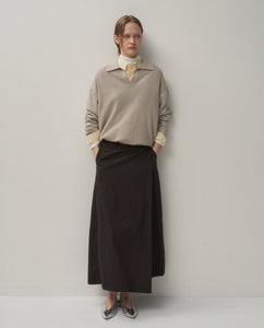 VINTAGE KNIT SKIPPER POLO SWEATER（WOMEN）