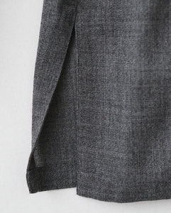 TWIST WOOL WASHER OVERSIZED SHIRT