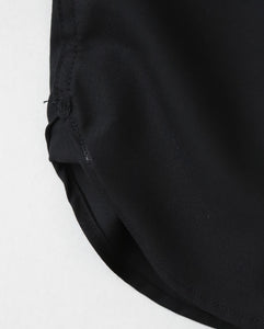 RE-ENGINEERED OVERSHIRT SHORT SLEEVE BLACK
