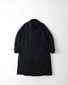 SCALE OFF WOOL BALMACAAN COAT