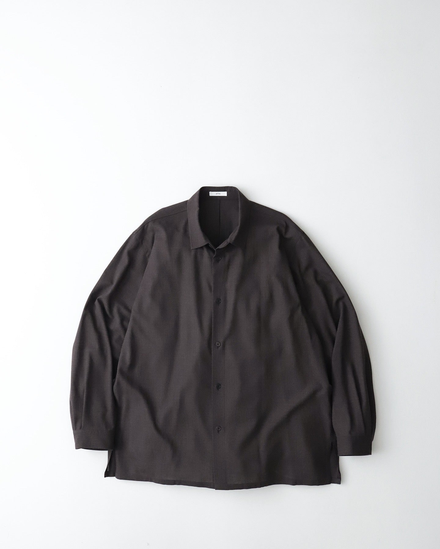 TWIST WOOL WASHER OVERSIZED SHIRT