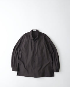 TWIST WOOL WASHER OVERSIZED SHIRT