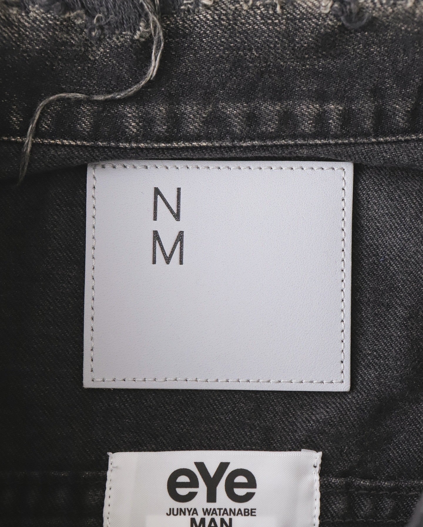 NEW MANUAL BLACK DENIM TRACKER JACKET