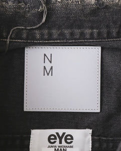NEW MANUAL BLACK DENIM TRACKER JACKET