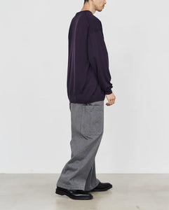 HIGH GAUGE KNIT OVERSIZED CREW NECK