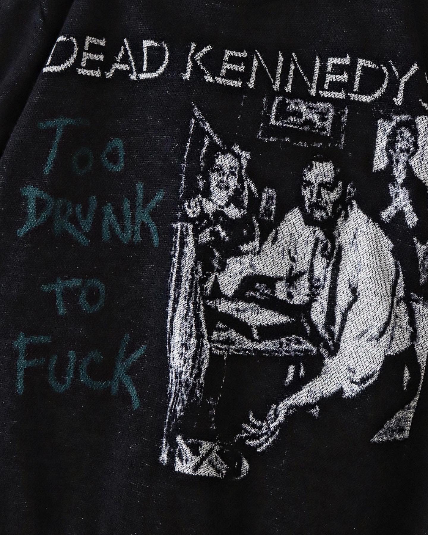 DEAD KENNEDYS / MOHAIR CREW NECK SWEATER