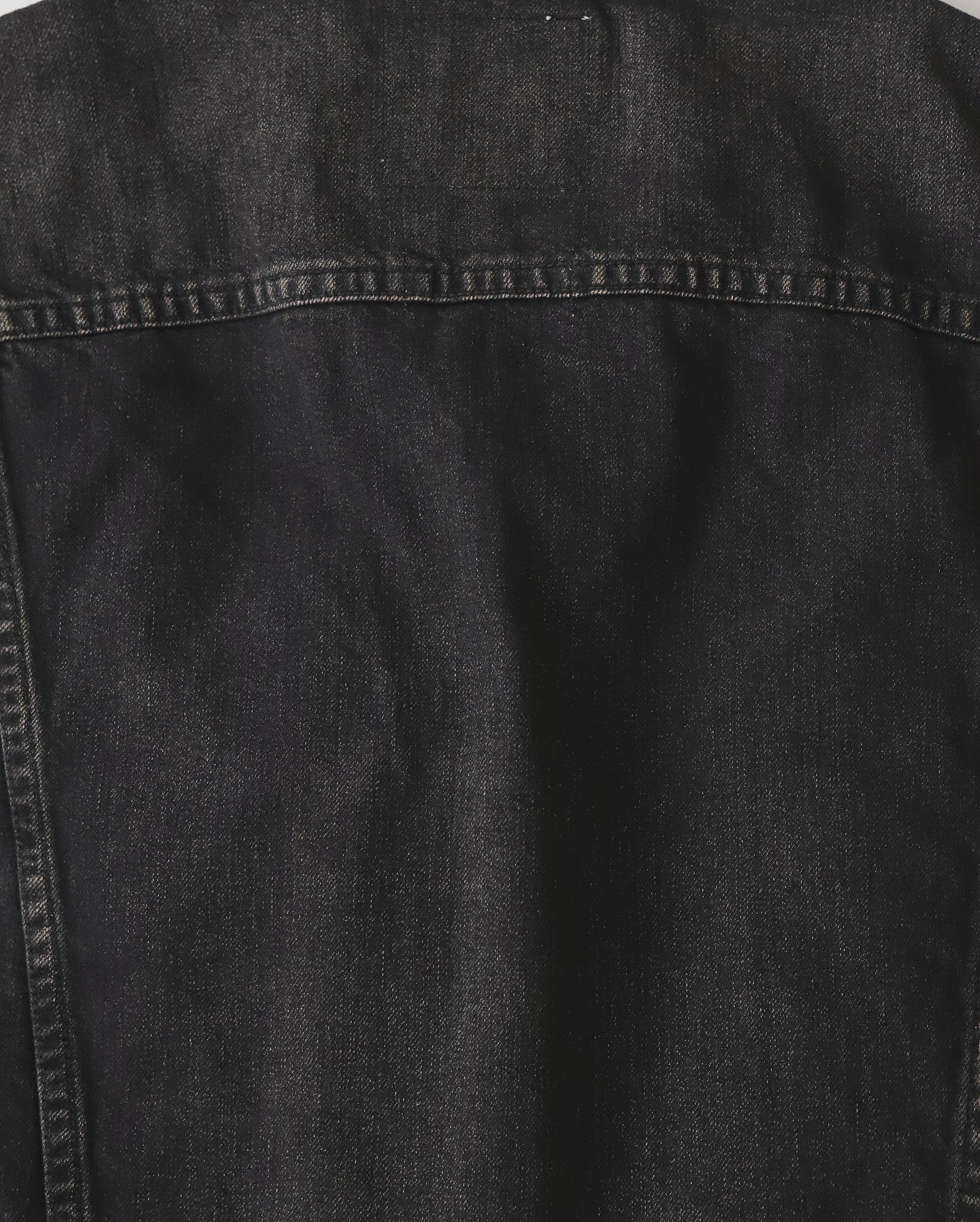 NEW MANUAL BLACK DENIM TRACKER JACKET
