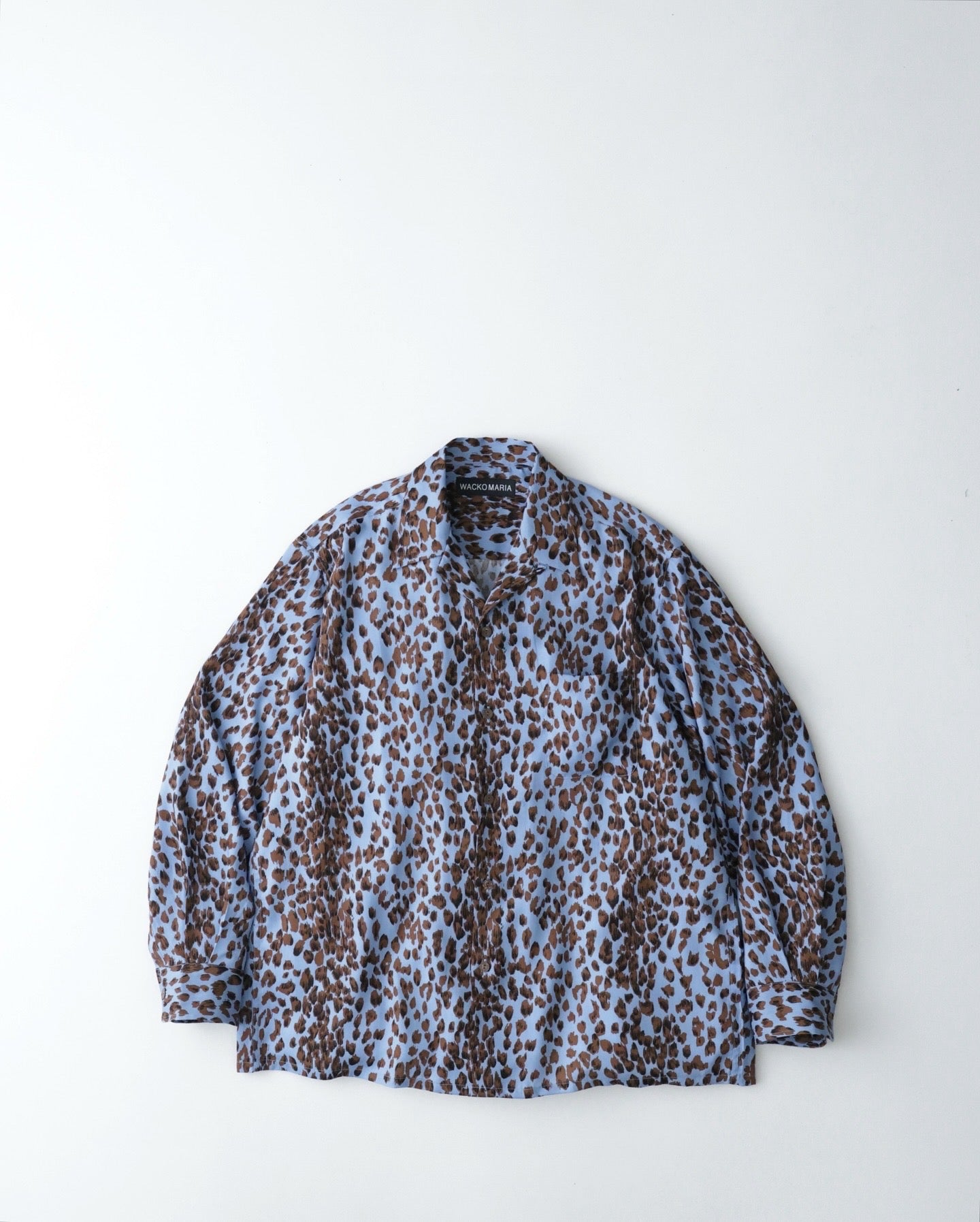 LEOPARD OPEN COLLAR SHIRT