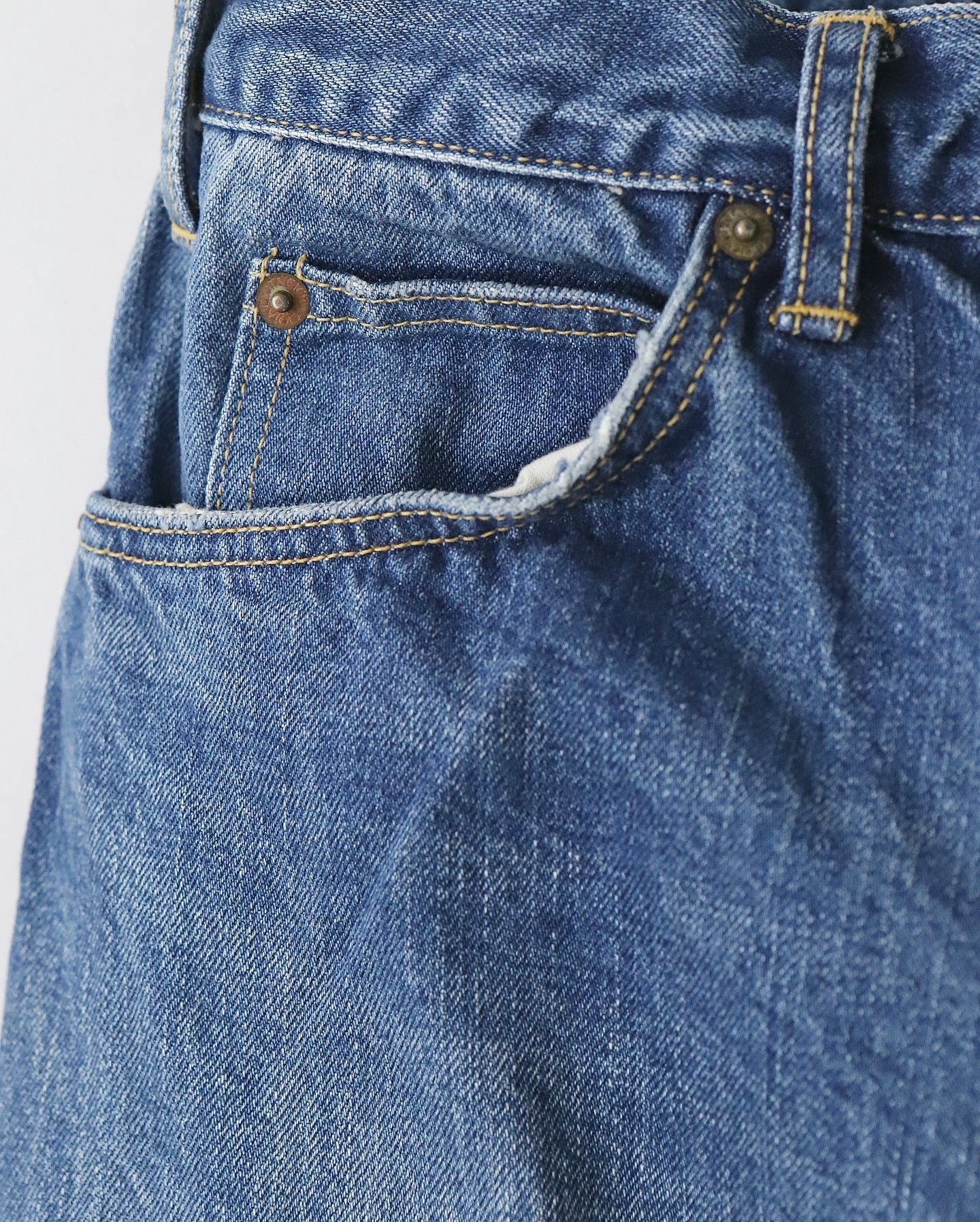WIDE TAPERED 5 POCKET PANTS