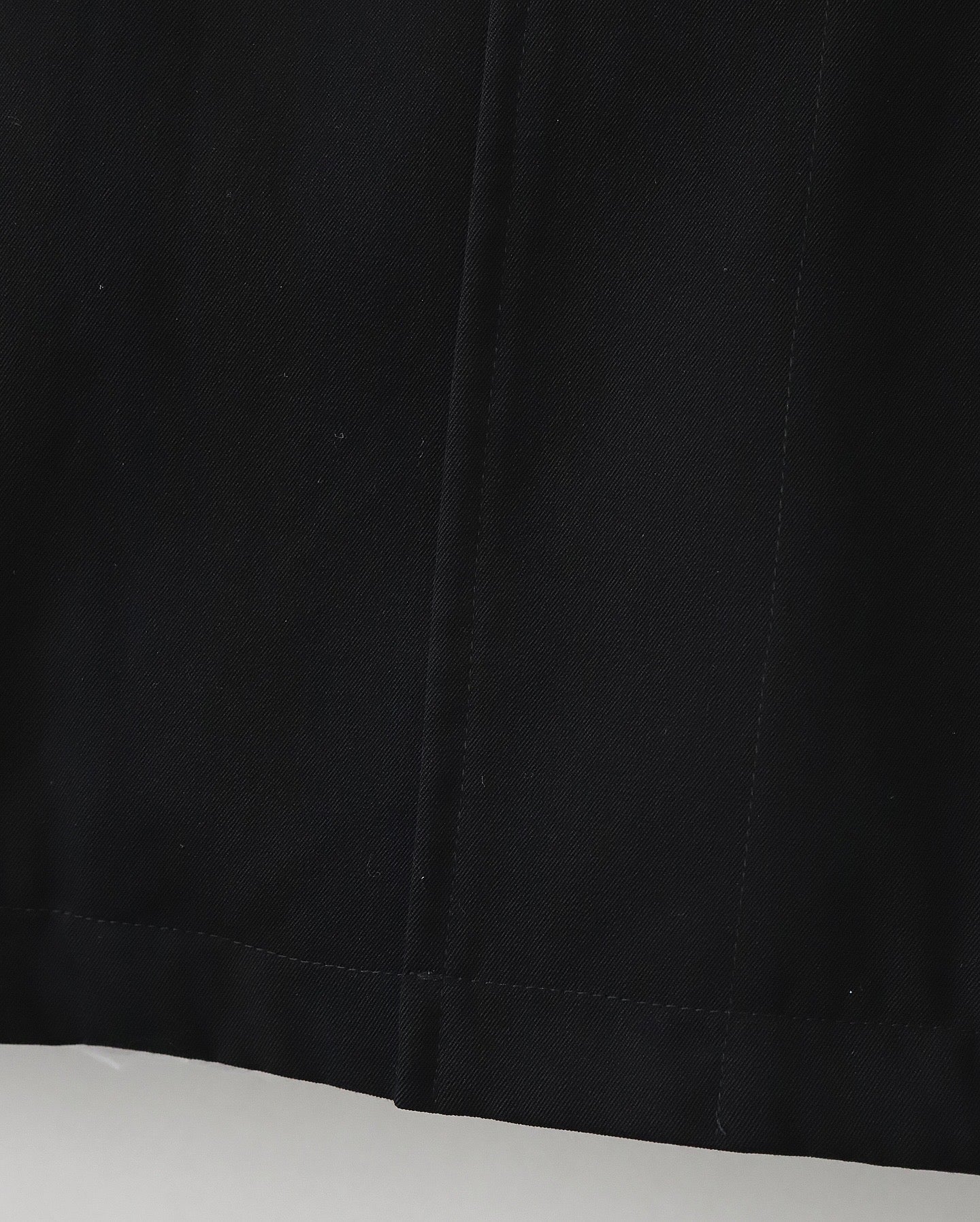 FULLED WOOL GABARDINE OVERSIZED BAL COLLAR COAT