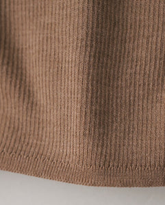 RAMIE WOOL RIB｜RIB MOCKNECK SWEATER（WOMEN）