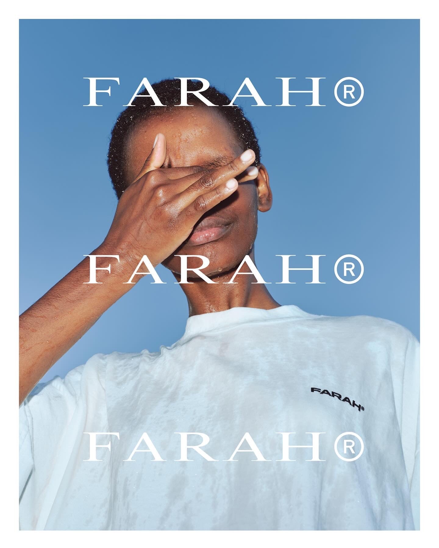 PRINTED GRAPHIC T-SHIRT "FARAH MFG.CO."