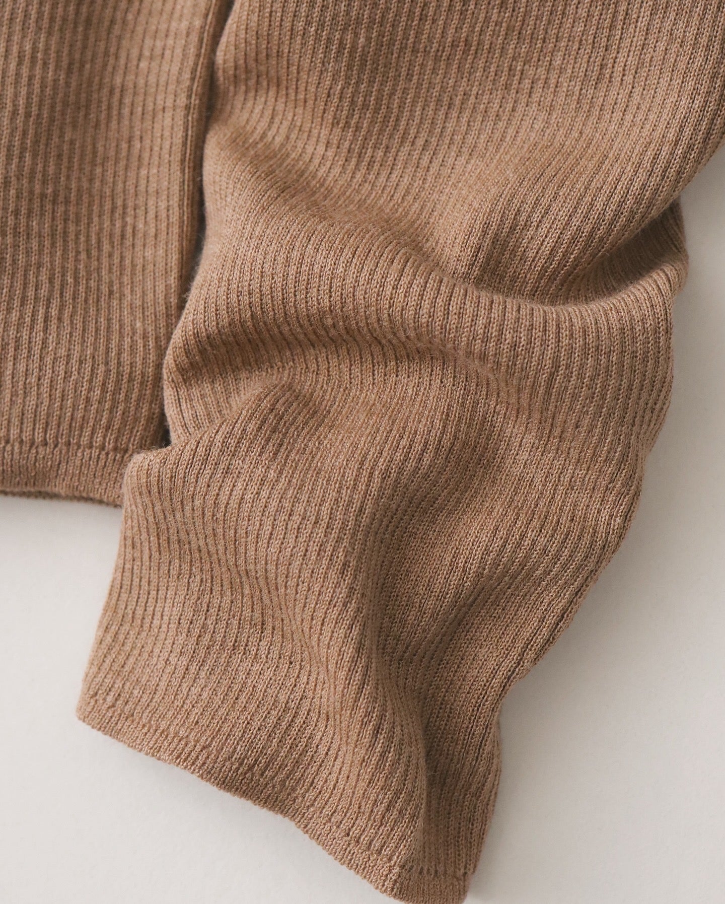 RAMIE WOOL RIB | RIB POLO SWEATER（WOMEN）