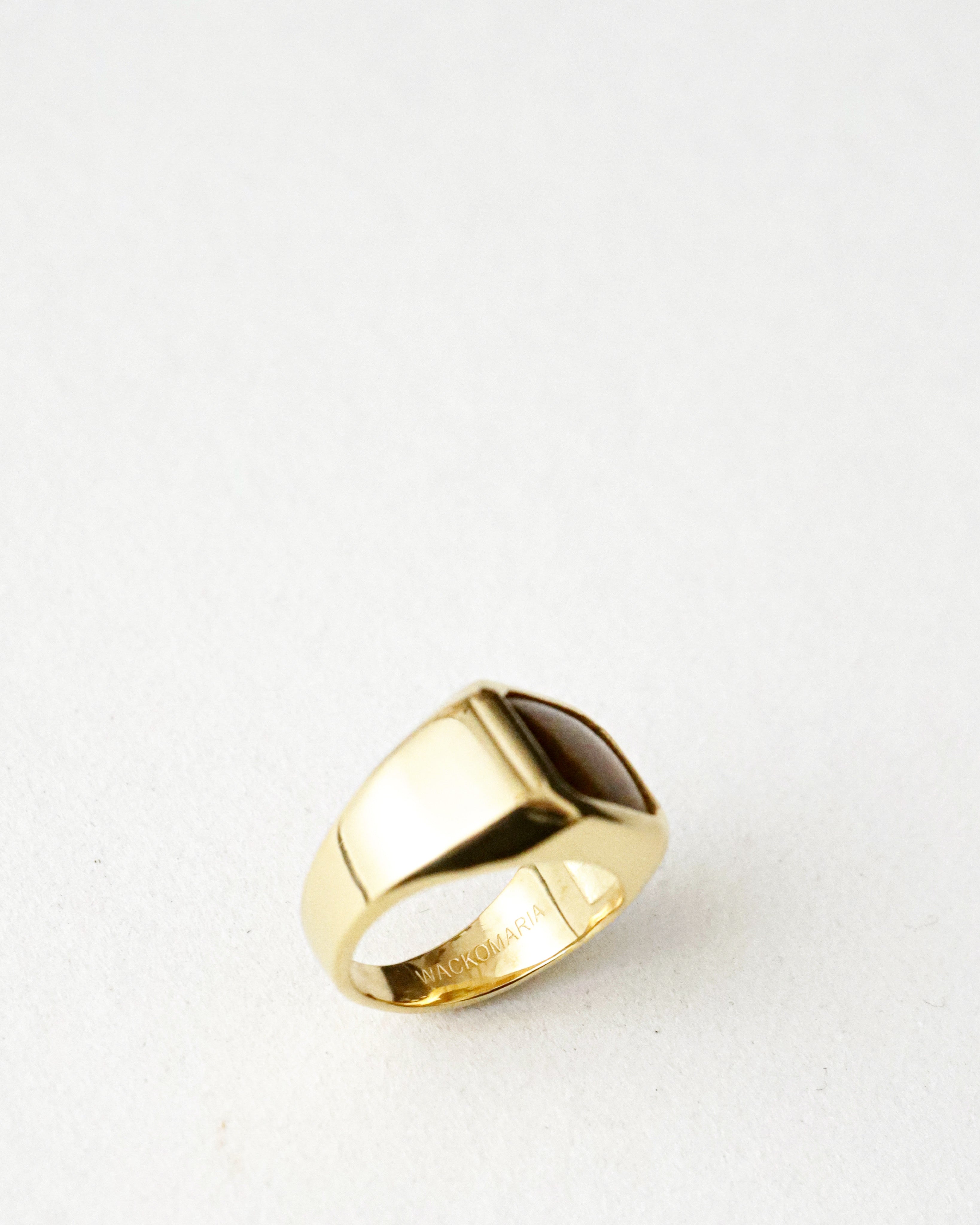 TIGER'S EYE SIGNET RING