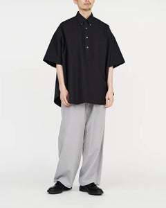 OXFORD OVERSIZED S/S B.D PULLOVER SHIRT