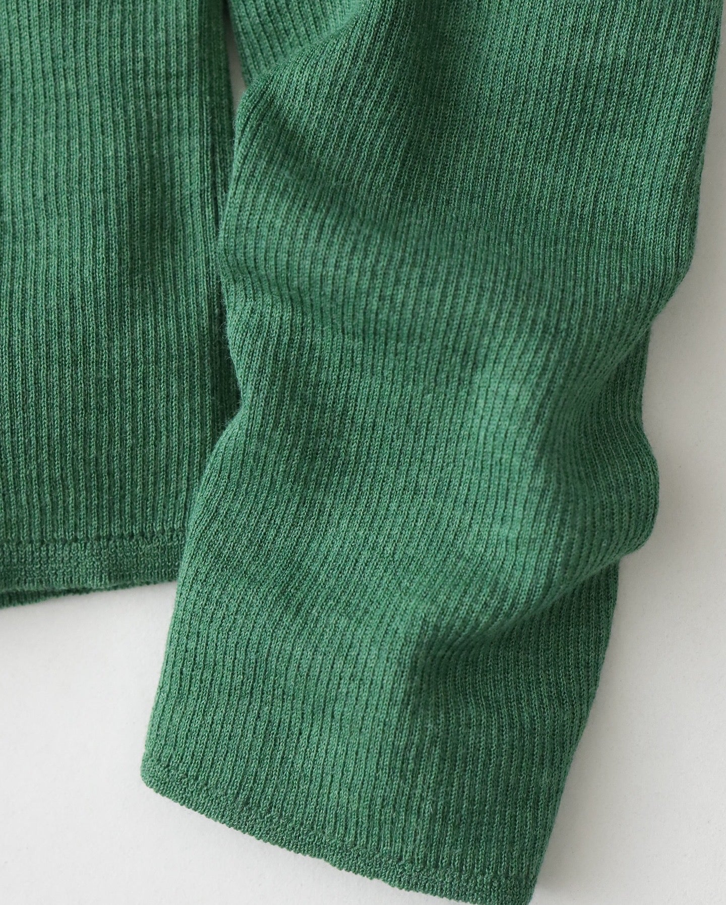 RAMIE WOOL RIB | RIB POLO SWEATER（WOMEN）