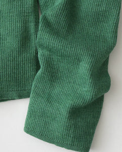 RAMIE WOOL RIB | RIB POLO SWEATER（WOMEN）