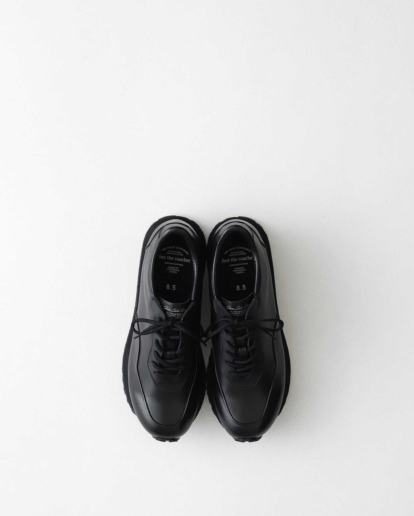 foot the coacher LEATHER SNEAKERS – NCNR ONLINE STORE