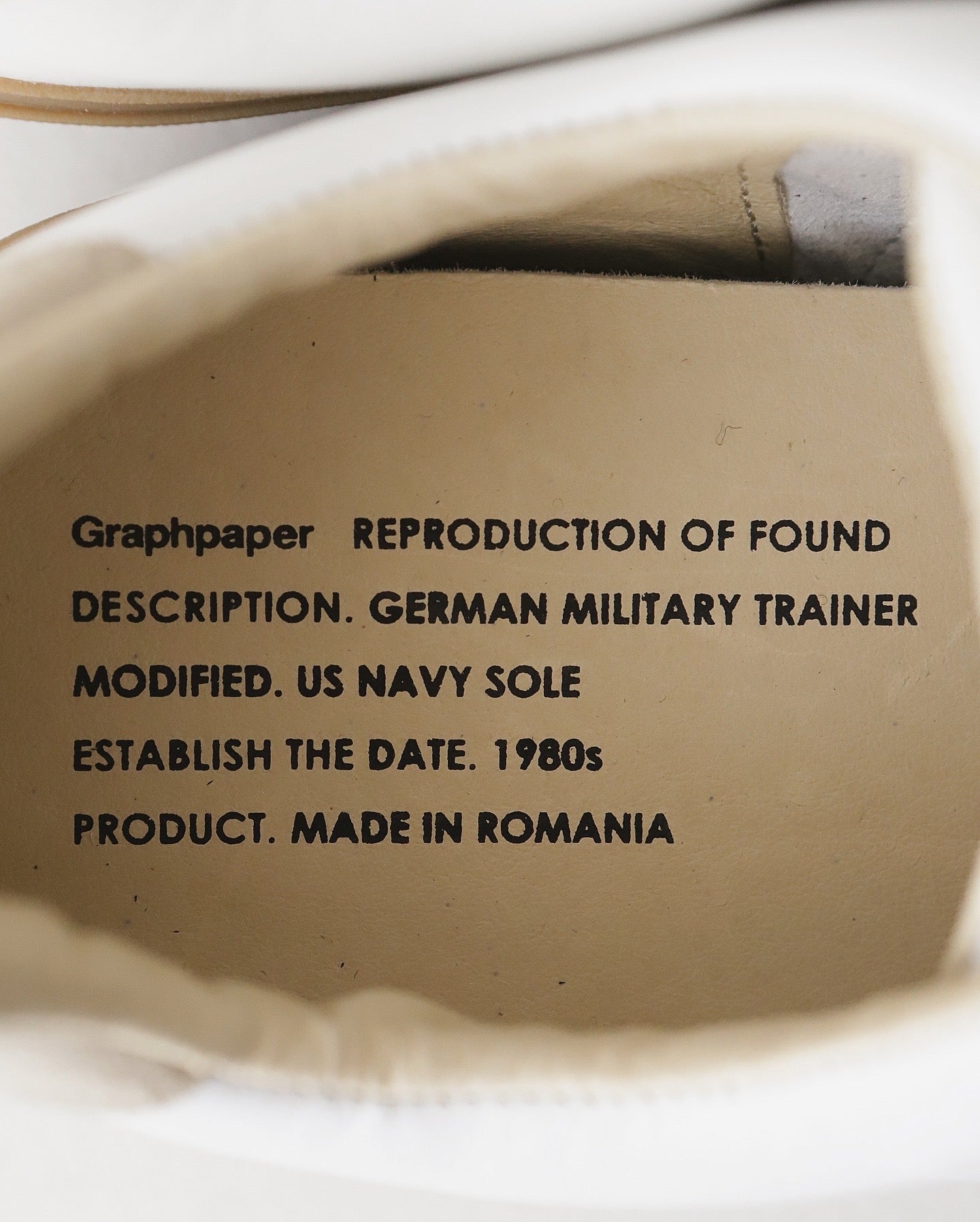 REPRODUCTION OF FOUND for GP / GERMAN MILITARY TRAINER
