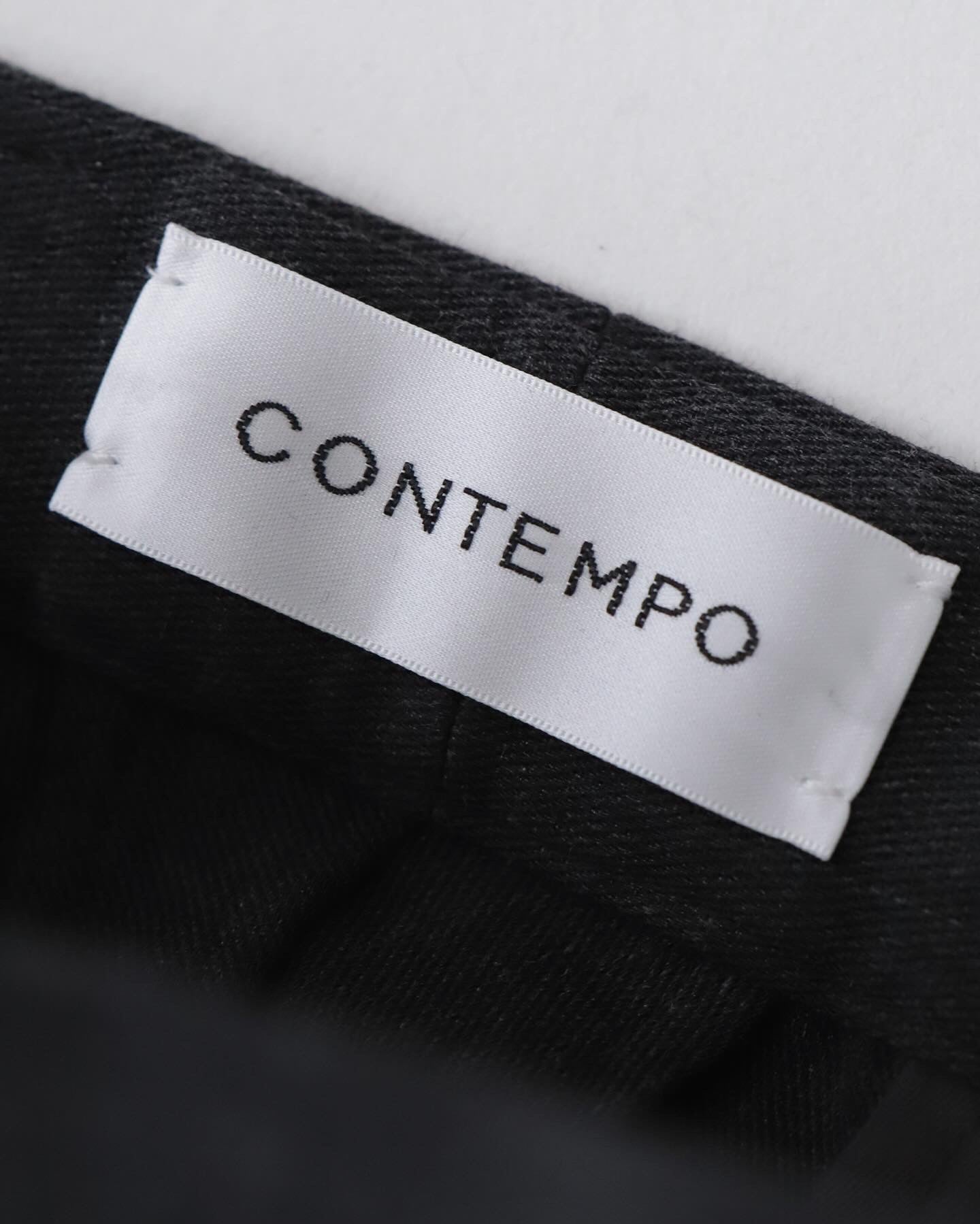 CONTEMPO｜COTTON PANTS FLARE STRAIGHT