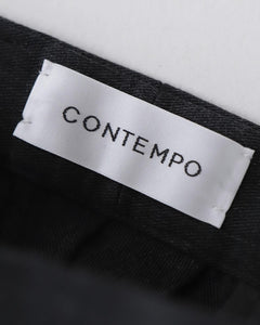 CONTEMPO｜COTTON PANTS FLARE STRAIGHT