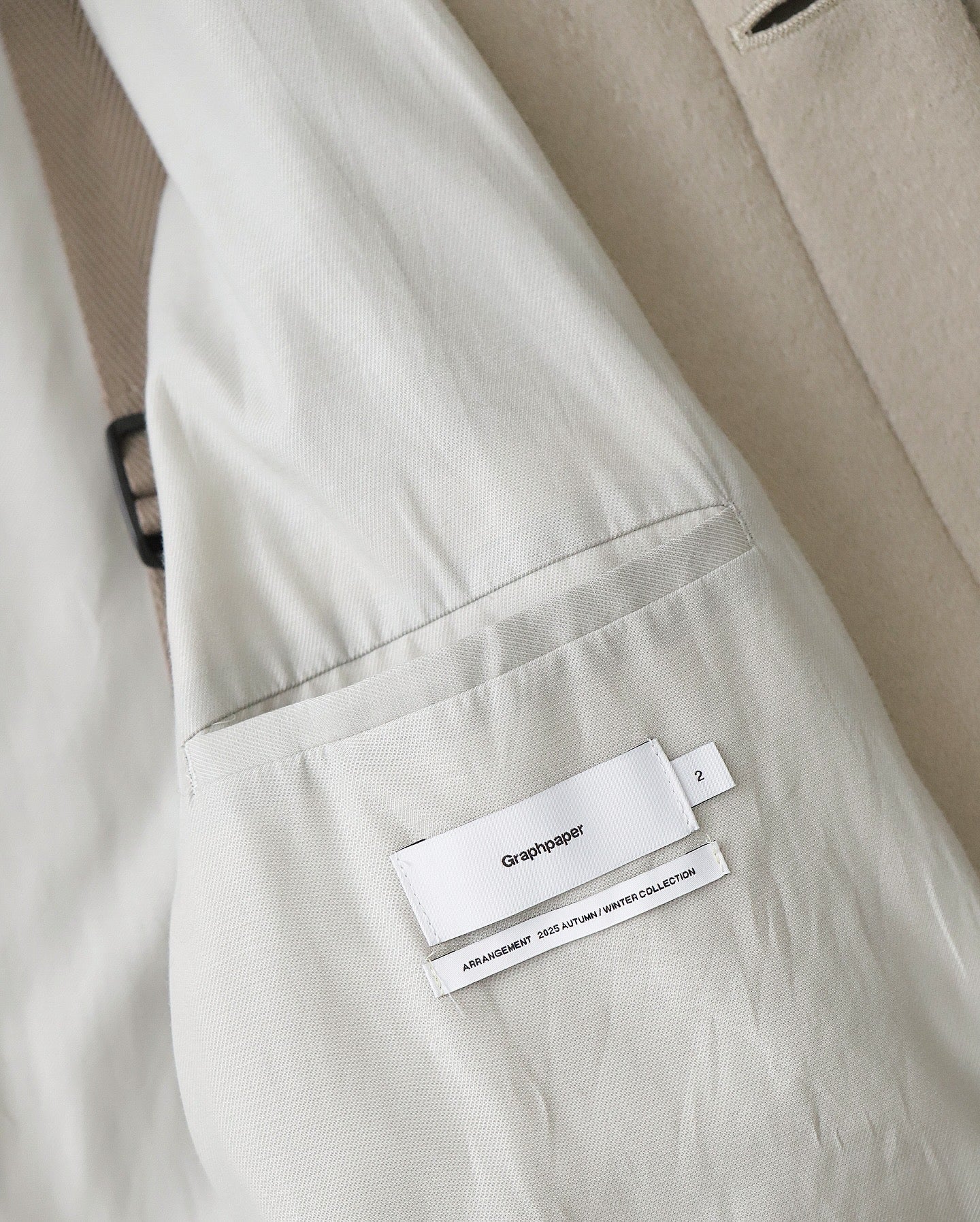 LIGHT MELTON OVERSIZED COAT