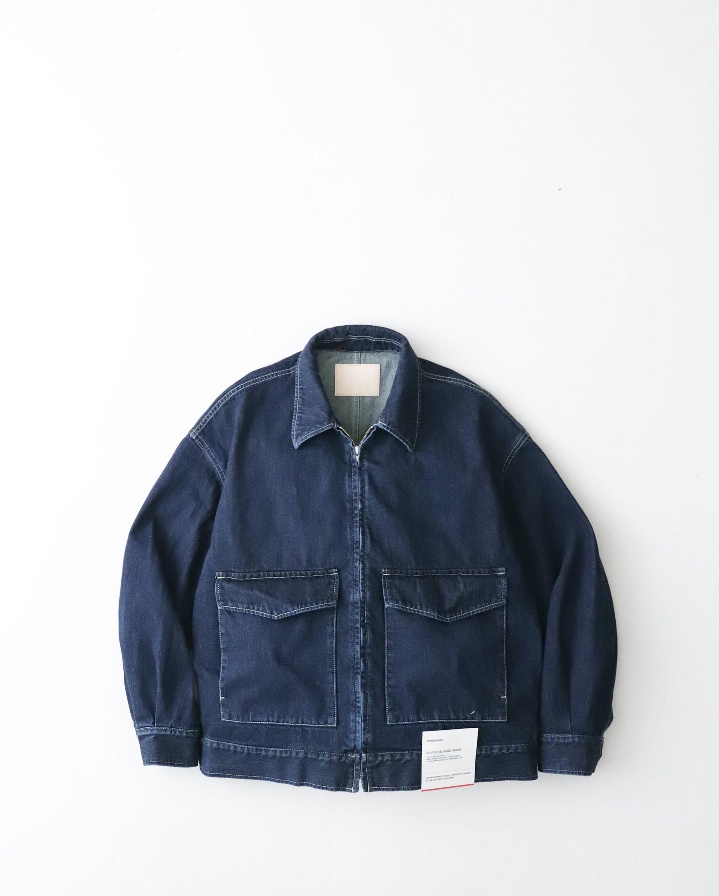 Graphpaper SELVAGE DENIM ZIP JACKET – NCNR ONLINE STORE