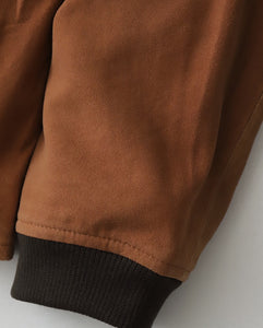 GOAT SUEDE ZIP UP BLOUSON