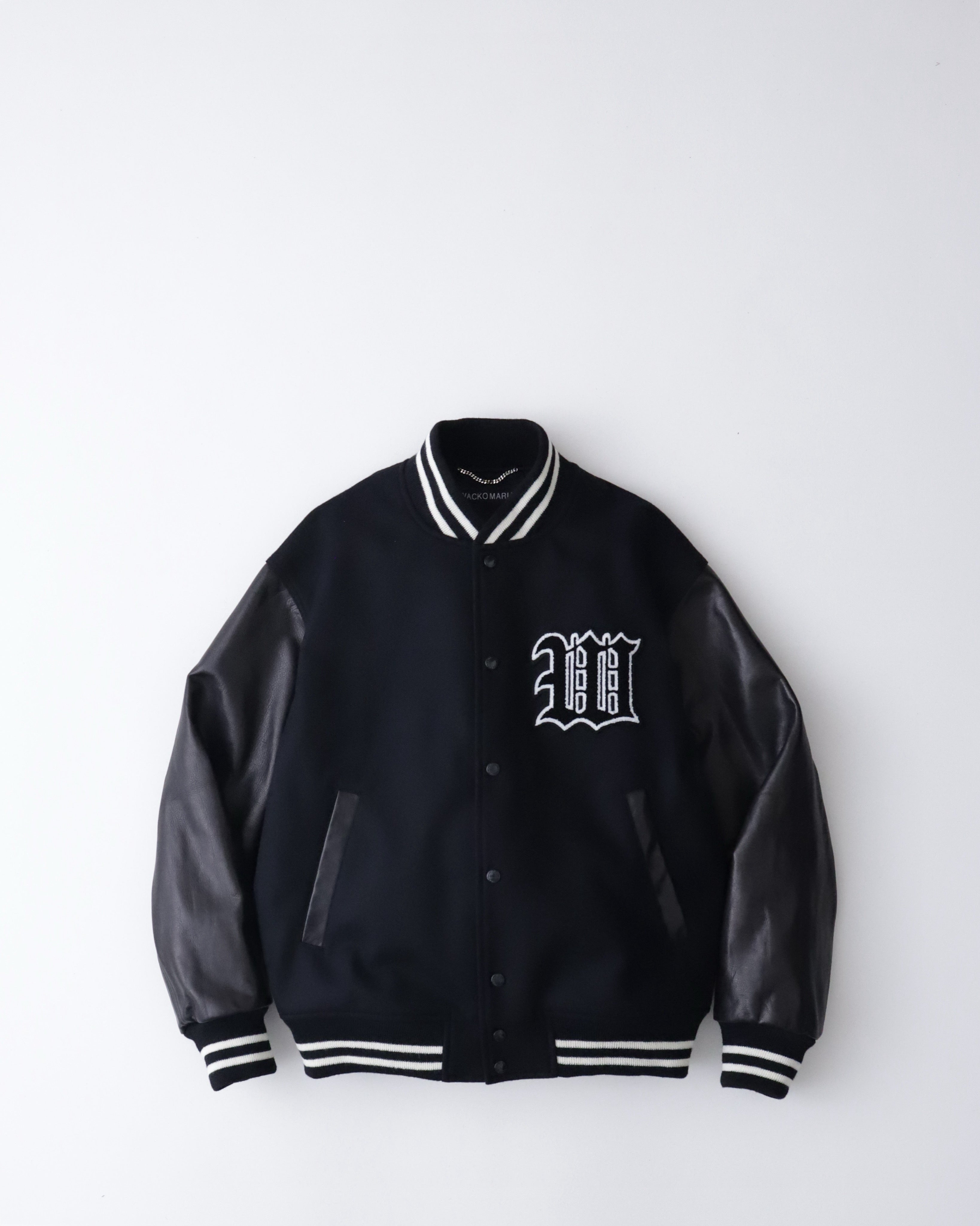 LEATHER VARSITY JACKET