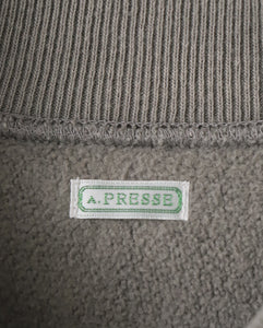VINTAGE HALF ZIP RIB COLLAR SWEATSHIRT