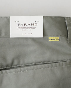 OUT TUCK WIDE TAPERED PANTS