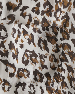 LEOPARD OPEN COLLAR SHIRT