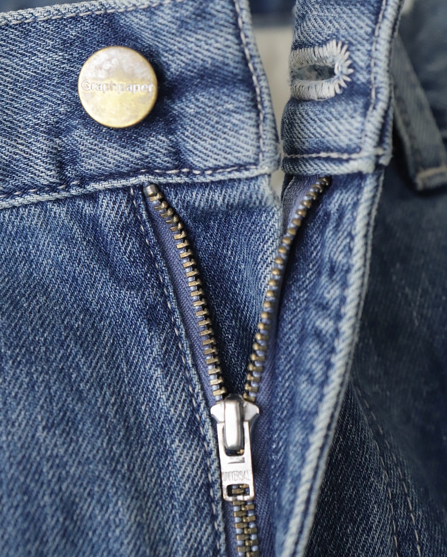SELVAGE DENIM TWO TUCK PANTS