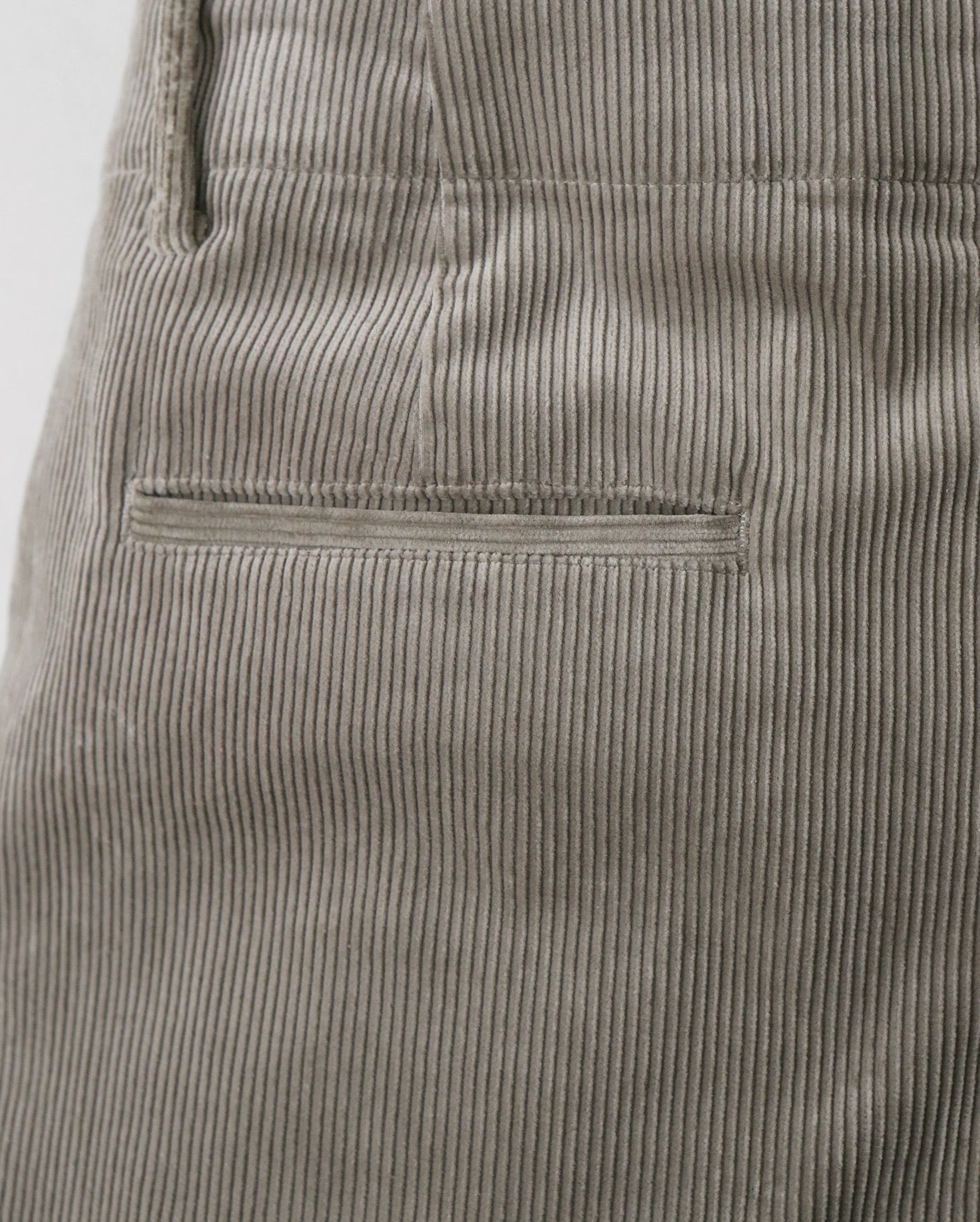 SUVIN CORDUROY WIDE STRAIGHT TROUSERS