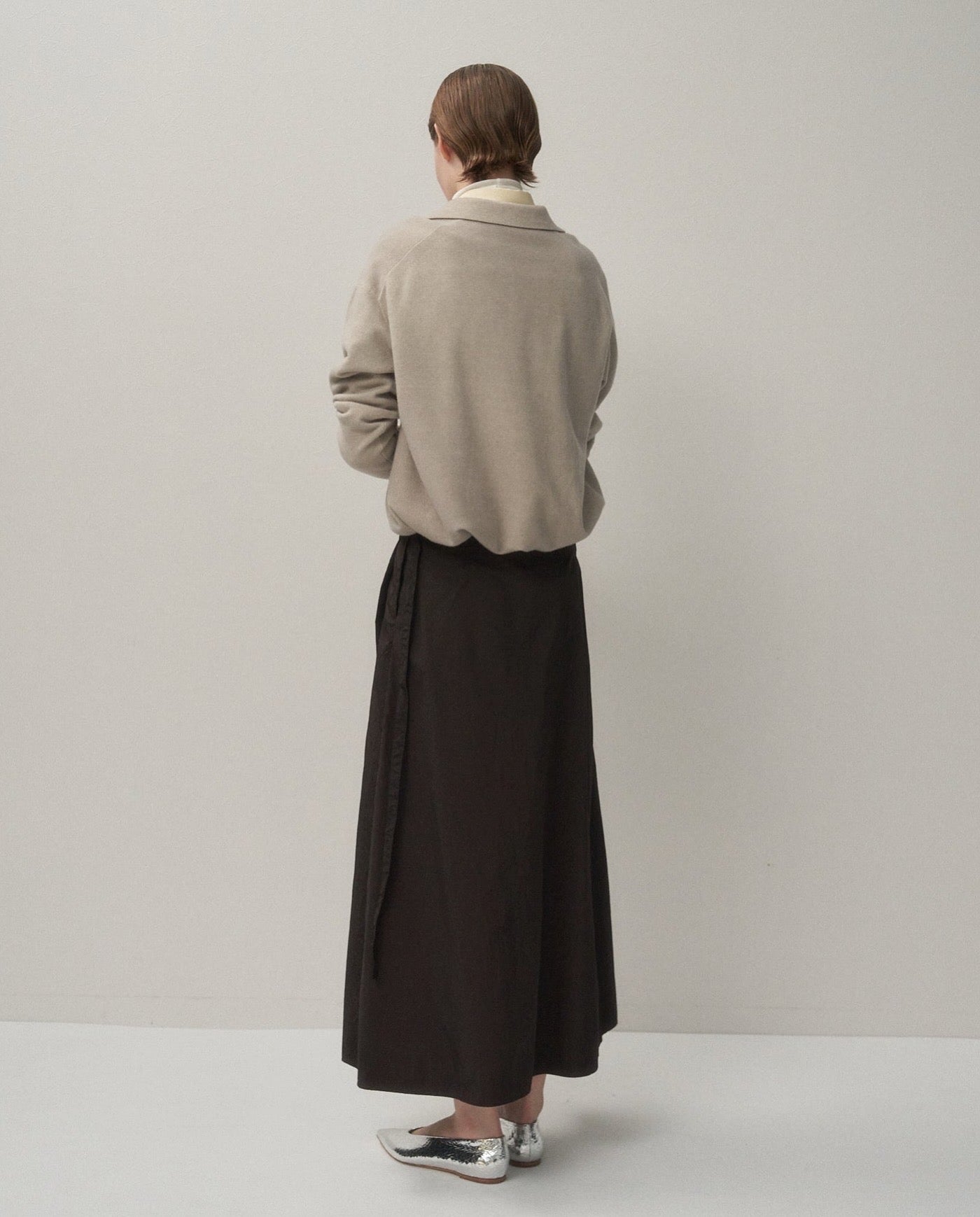 VINTAGE KNIT SKIPPER POLO SWEATER（WOMEN）