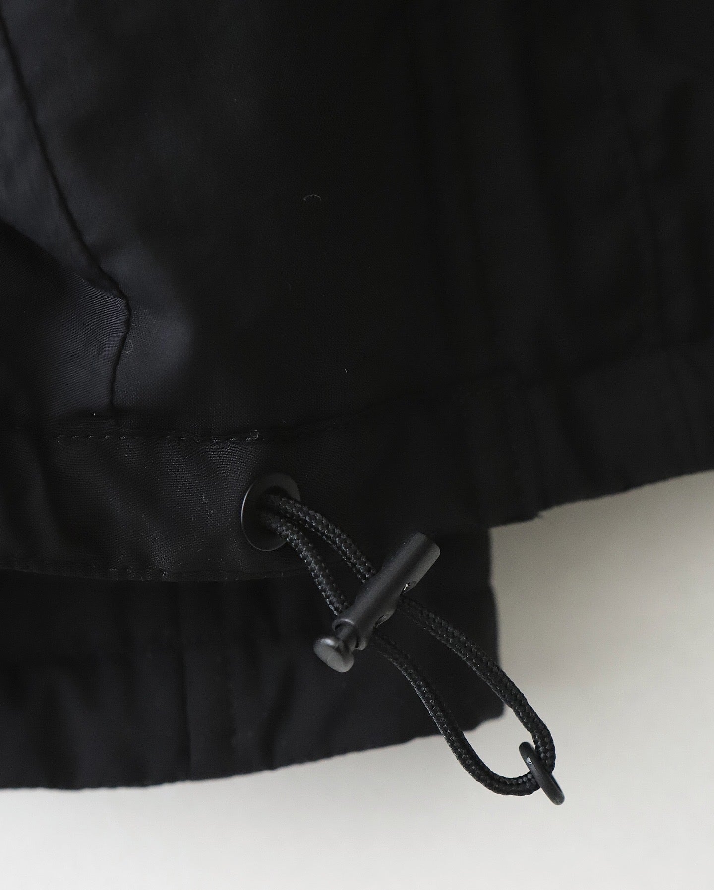 MAT AIRY NYLON WOOL PADDED HARRINGTON JACKET