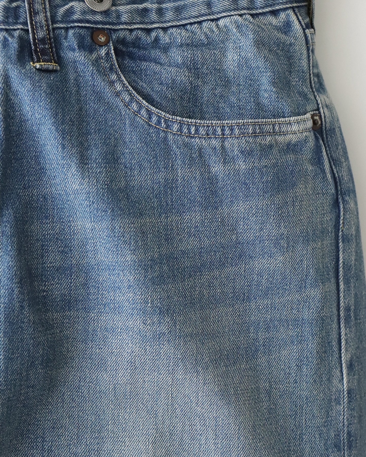 NO.22 WASHED WIDE DENIM PANTS