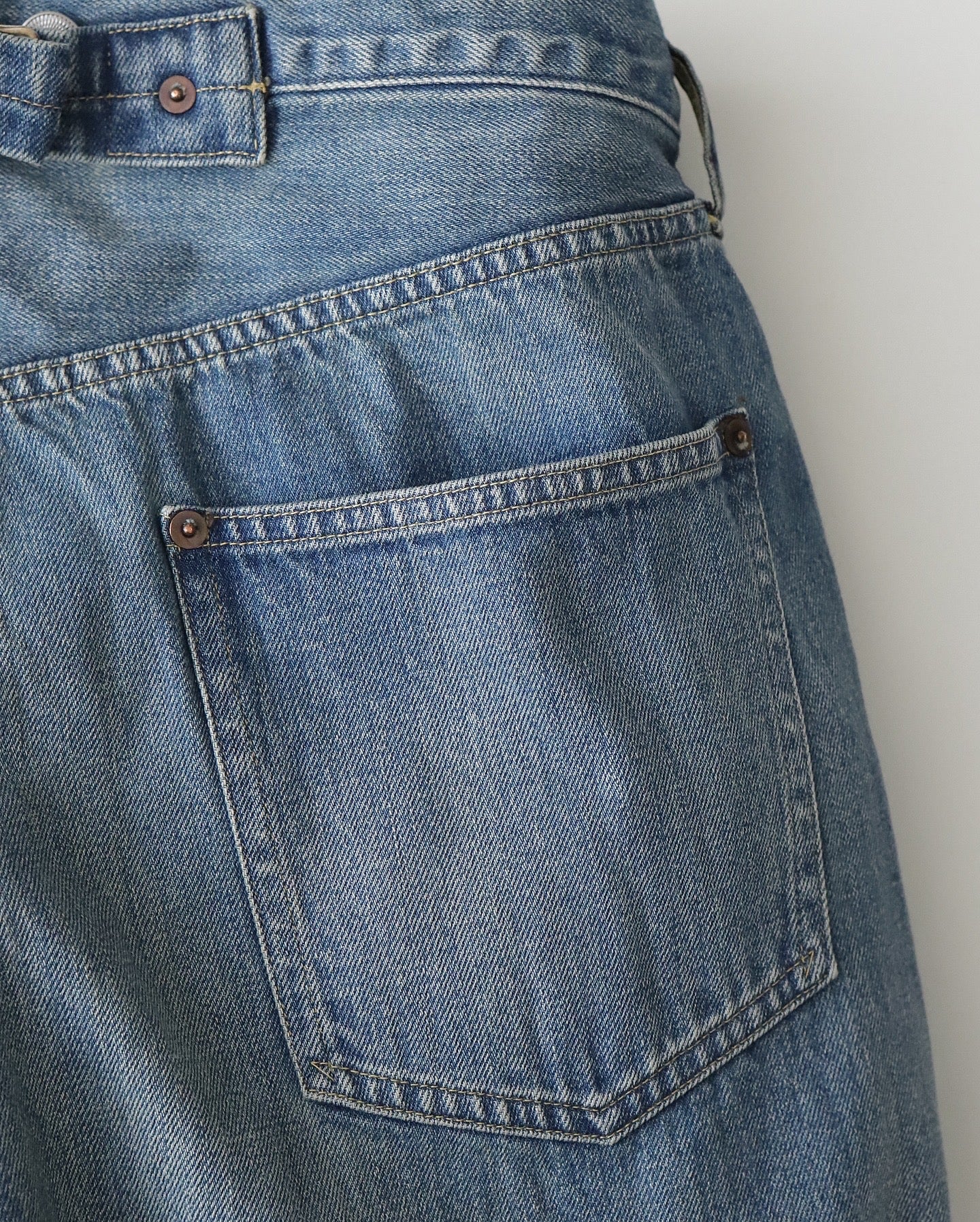 NO.22 WASHED WIDE DENIM PANTS