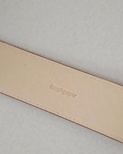 GRAPHPAPER HOLELESS LEATHER CLASSIC BELT