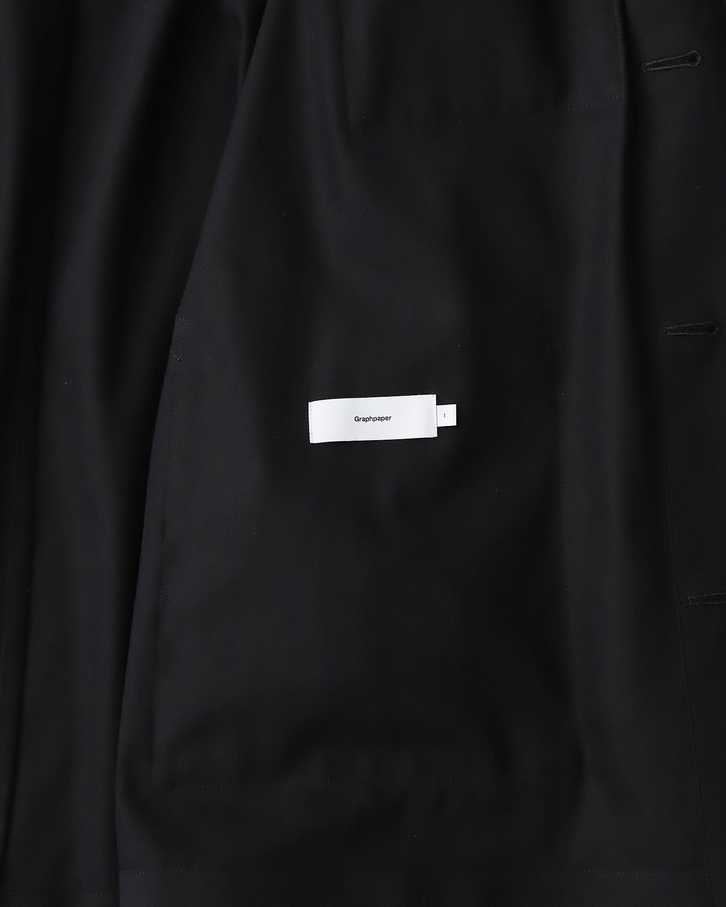 HIGH TWIST GABARDINE COVERALL JACKET