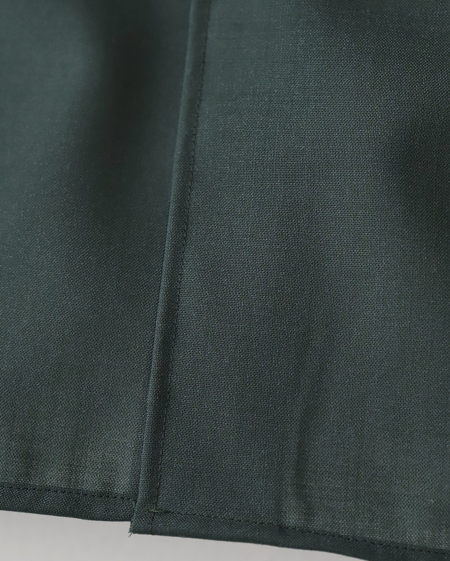 TECHNO WOOL TROPICAL OVERSIZED BAND COLLAR SHIRT