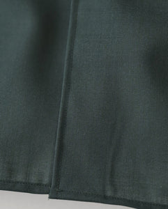 TECHNO WOOL TROPICAL OVERSIZED BAND COLLAR SHIRT