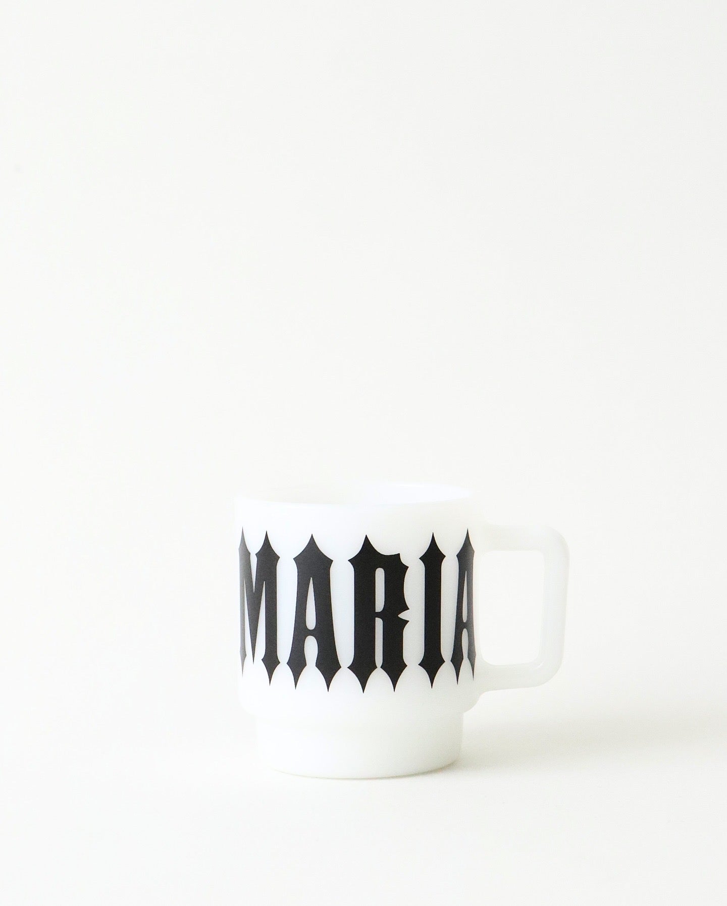 MILK GLASS MUG