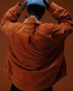 BLOUSON VELVET ORANGE