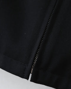 LIGHT DOESKIN STAND COLLAR JACKET