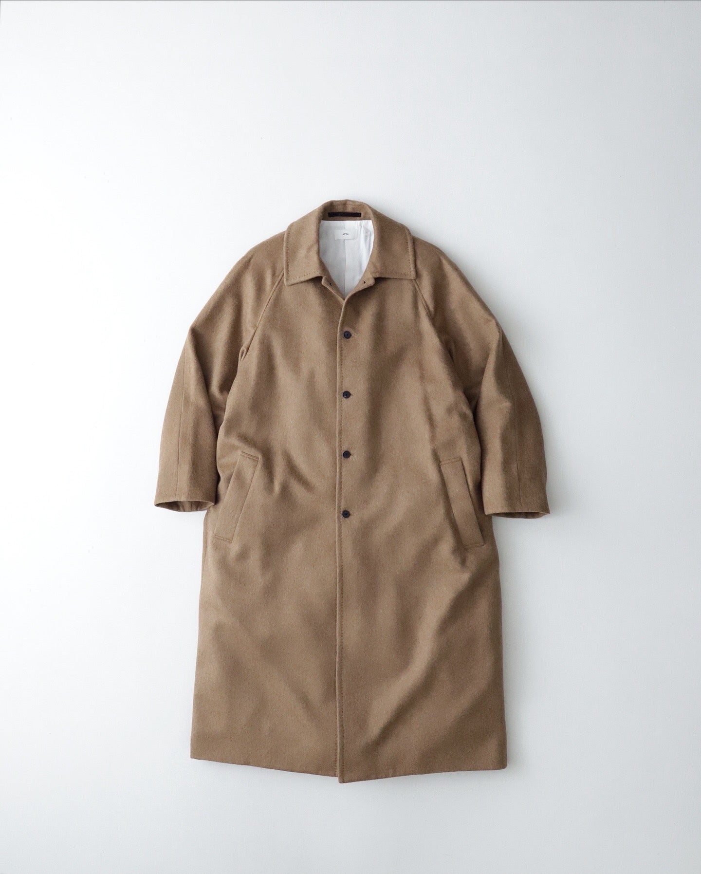 PURE CAMEL BALMACAAN COAT（WOMEN）