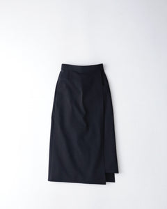 COMPACT PONTE WRAP SKIRT（WOMEN）