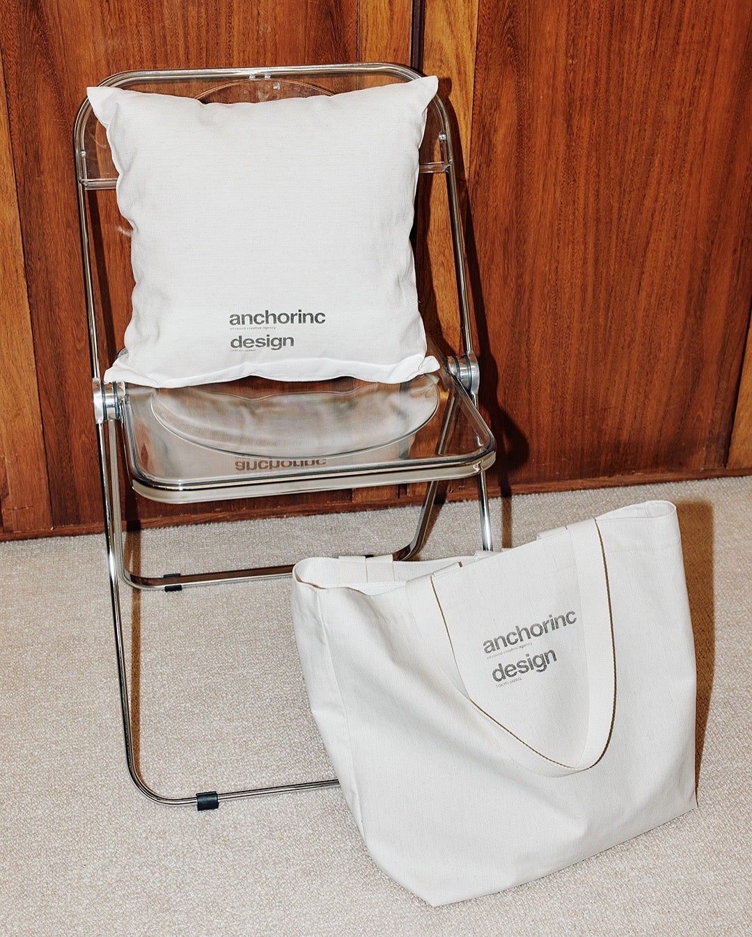 FABRIC LOGO 2 WAY CANVAS TOTE