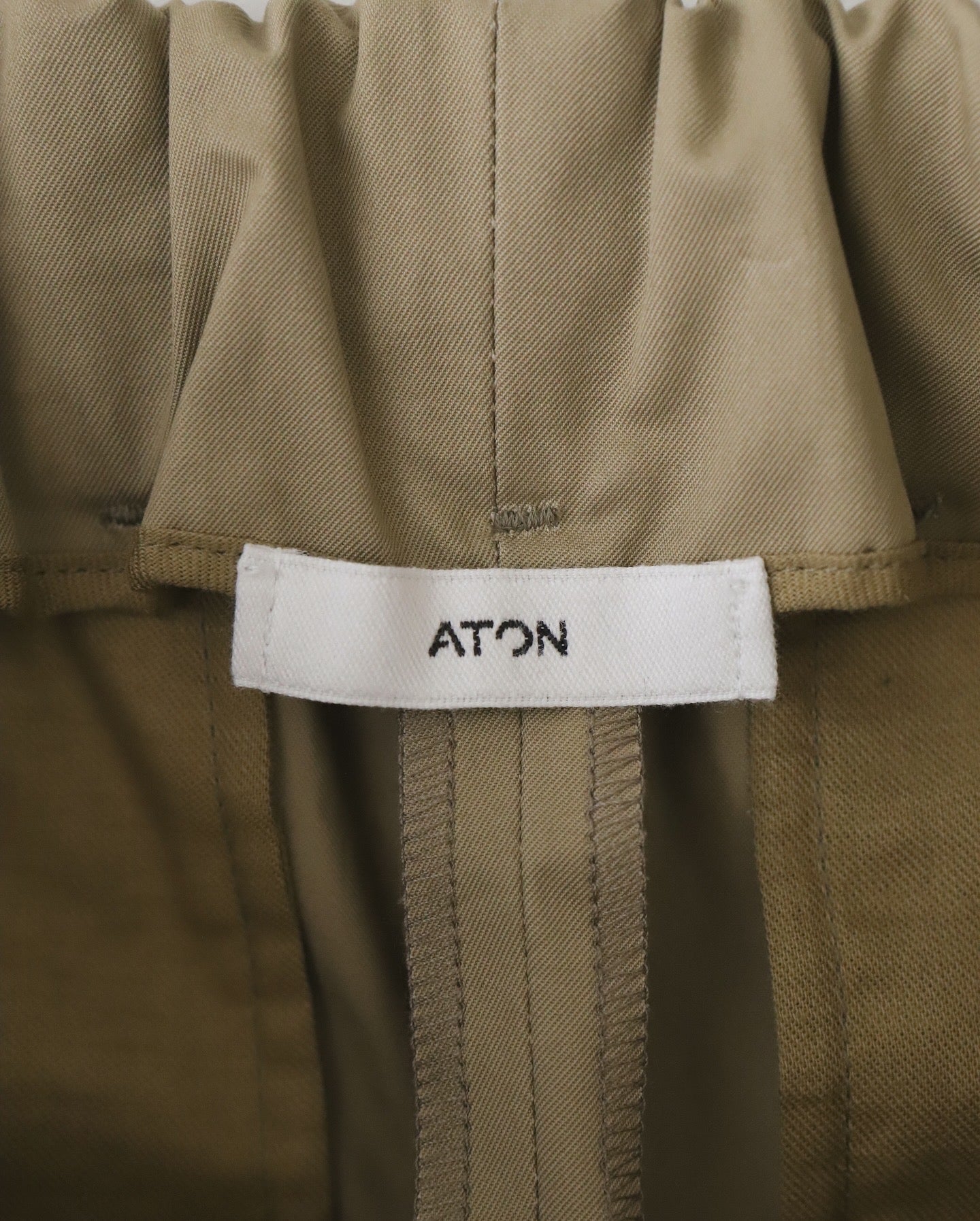 ORGANIC COTTON TWILL EASY PANTS（WOMEN）