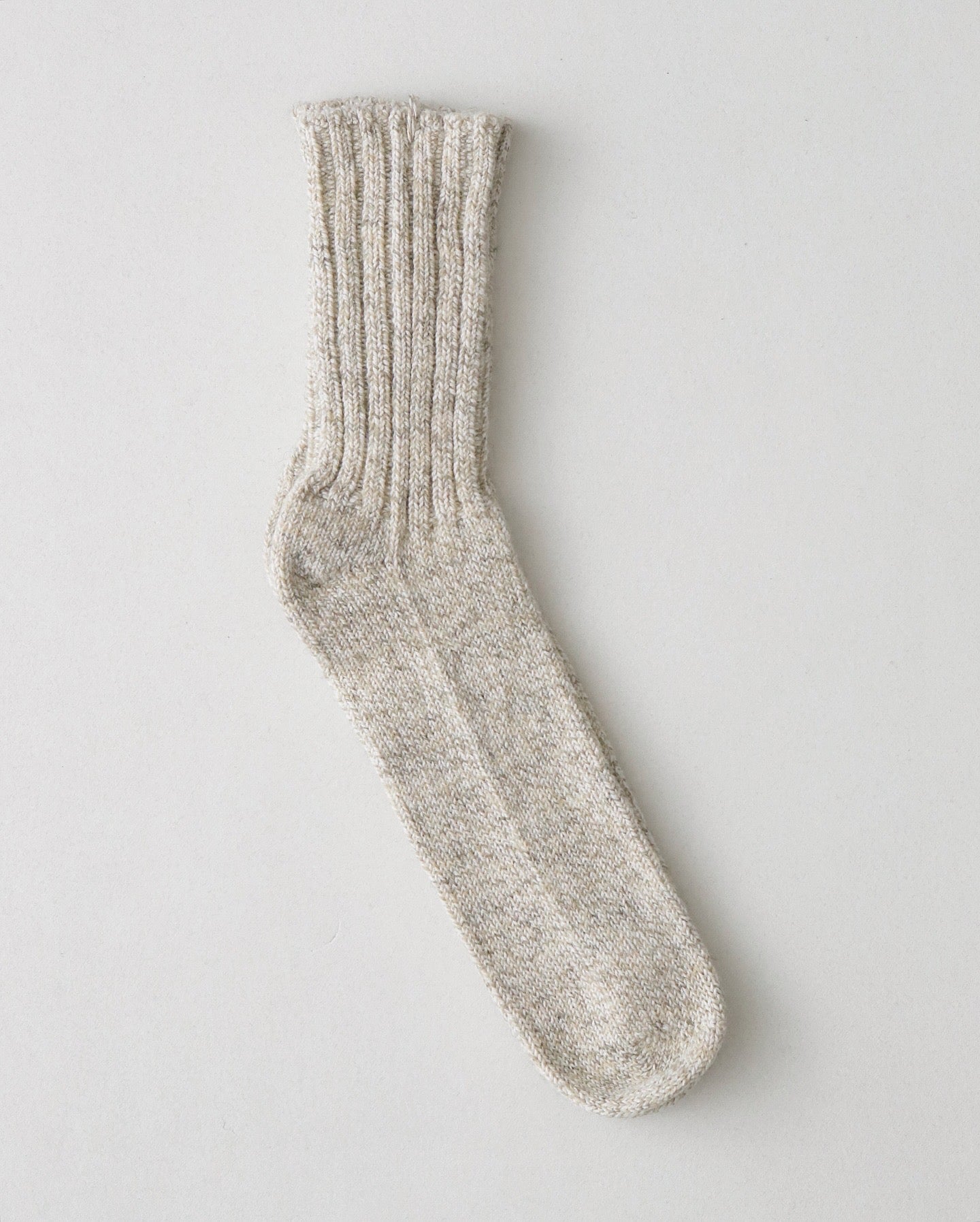 COTTON WOOL RIB SOCKS